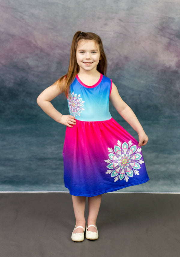 medallion-milk-silk-tank-dress Great Lakes kids - Sophia's StyleTank Dress-1